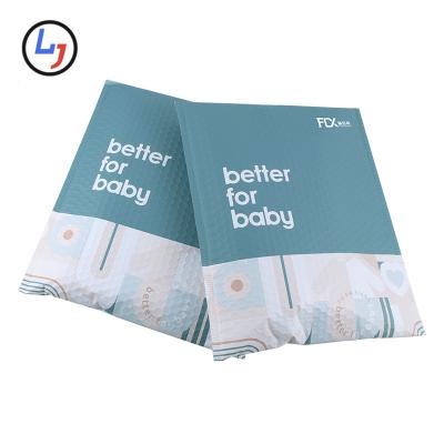 China Custom Biodegradable Metal Rose Gold Bubble Envelope Printing Bubble Envelope Shock Resistance Padded Envelope for sale