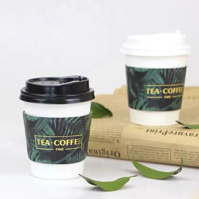 China Factory Customized Printing Recyclable Disposable Milk Tea Cups And Coffee Cups, Hot Selling Paper Cups With Logo for sale