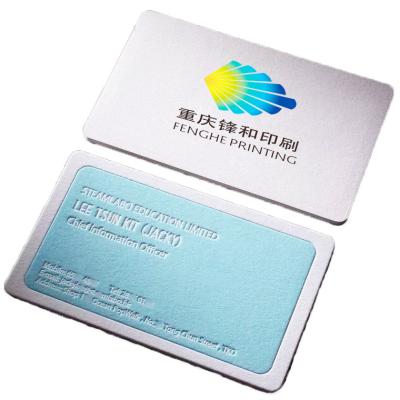 China Waterproof Factory Printed Logo Small Business Thank You Card Business Customized PVC Business Card for sale