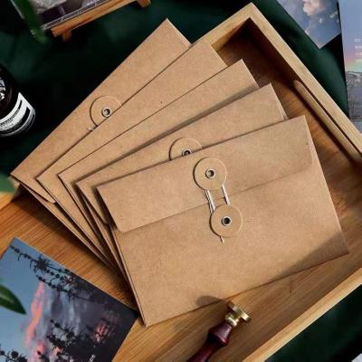 China Gift Envelope The Factory Promotes Kraft Paper Envelopes, Environmental Protection Cash Envelopes, And Manually Customizes Red Color Envelopes for sale