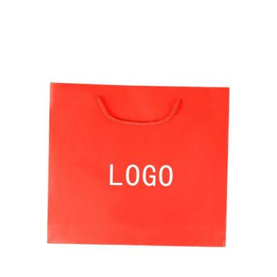 China Gift & Modern Eco Friendly Craft Gift Packaging Shopping Paper Bag With Logo Print for sale