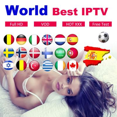 China 30f/s Or Lower IPTV Code M3U Susbcription 1year Channels Sweden Belgium Albania Greece Sports Arabic French For Android TV Box List IPTV for sale