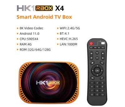 China TV BOX 2023 New HK1 RBOX - X4 STB Channel Best IPTV M3U Free Trial Amlogic S905X4 8K 1000M LAN IPTV Subscription 1 Year for sale