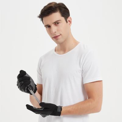 China Guantes de couro tácticos para homens, de protecção, treinamento desportivo, antiderrapagem, nível 5 anticorte à venda