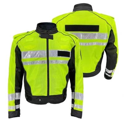 Chine Veste fluorescente de police Veste réfléchissante de moto à vendre