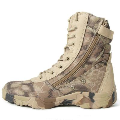 Cina stivali tattici militari Cordura Nylon Outdoor Desert Botas Tactico De Cuero Stivali tattici di caccia Stivali tattici da combattimento in vendita