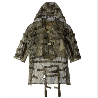 China Traje de caza Ghillie Militar Redes al aire libre Varios estilos Ultra ligero en venta