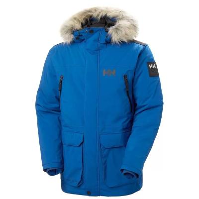 China Helly Hansen Hoodie HH Men's Large Haired Collar Outdoor Warm and Cold Resistant Skiing Jacket for sale