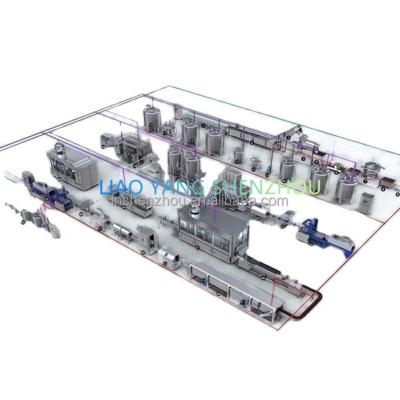 China Garment Shops High Efficient Industrial Full Automatic Line Soy Milk Production Line Dairy Equipment for sale