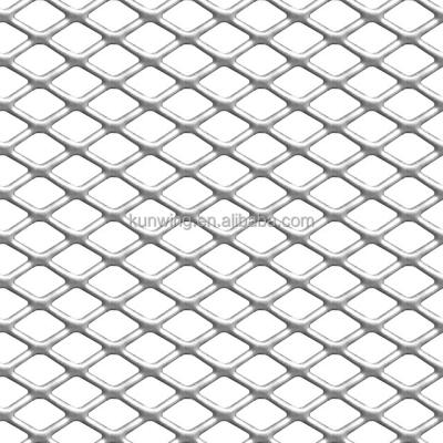 China Construction And Industry Decorative Aluminum Diamond Or Hexagonal Perforated Expanded Metal Mesh for sale