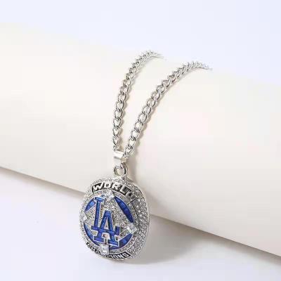 China 2020 Los Angeles Dodgers Championship Collar MLB Baseball Championship Casual / Sports Pendant for sale