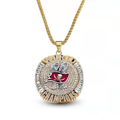 China Wholesale Fifty-Fifth NFL2020 Tampa Bay Buccaneers Alloy Casual/Sporting Championship Pendant Necklace for sale