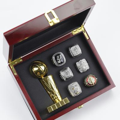 China Wholesale Fans Memorabilia Alloy Set Trophy Ring Championship Lakers Basketball Custom Size Accepted for sale