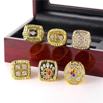 China NFL Pittsburgh Steelers Series Casual/Sporting Wholesale Championship Ring League Customization for sale