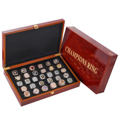 China Wholesale 1991-2020 Lakers Championship Ring Men's Casual/Sporting Championship Ring 30pc with Wooden Box Christmas Gift for sale