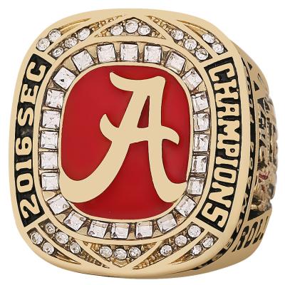 China 2016 NCAA Alabama SEC Red Tide College Casual / Athletic Championship Ring for sale