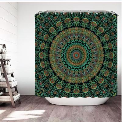 China Viable Customization Bathroom Shower Curtains Luxury Shower Curtain Set Anime Luxury Shower Curtain for sale