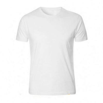 China Wholesale Custom 100% Cotton Blank Plain Short Sleeve Round Neck Anti-Pilling Shirt White Men's T-Shirt T-shirt for sale