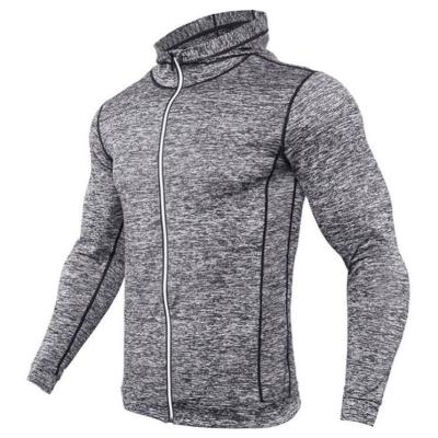 China Breathable Gym Fitness Apparel Workout Sportswear Plain Sweat Suits Mens Sportswear Coat Jacket Blazers Jogging Hoodies for sale