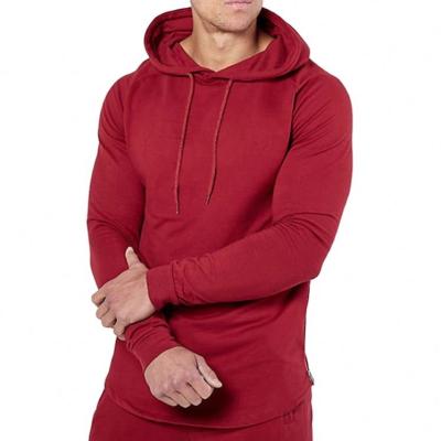 China Bodybuilding Hoodies Jacket Soft Shell Anti-pilling Polyester Single Hoodies Men Slim Fit Sweatshirt for sale