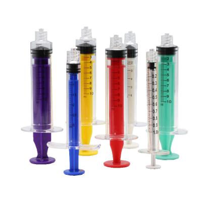 China PC Ring Plunger Medical Sterilized Disposable Disposable Colored Syringe for sale