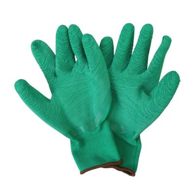 China General Purpose Latex Gloves 13G Polyester Latex Coated Work Gloves for sale