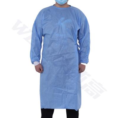 China To reduce and order Sterile Disposable Nonwoven Reinforced Surgical Gown Surgical Cross Infection Isolation Gown Surgical Gown for sale