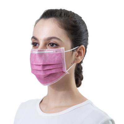 China SMS Colored OEM ODM ASTM F2100 3 Ply Medical Disposable Face Mask For Adult for sale