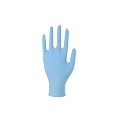 China Latex Free Wholesale Disposable Waterproof Blue Nitrile Coated Bulk Powder Free Examination Gloves PPE Gloves for sale