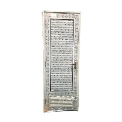 China New design waterproof frosted glass pvc / upvc bathroom door for sale