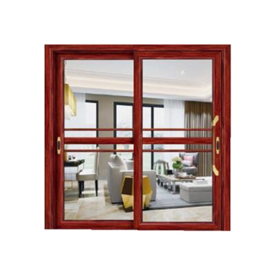 China Double Magnetic Screen Sliding Door Aluminum Glazing With Mosquito Nets for sale