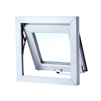 China Folding Aluminum Screen Casement Windows With Top Hung Ventilation Window for sale