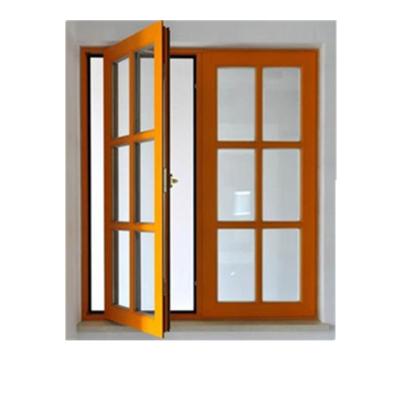 China Soundproof Glazed Magnetic Screen Double Tempered Glass Insulated Aluminum Glass Casement Windows Glass Design for sale