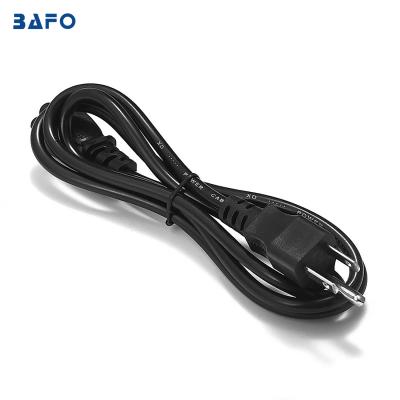 China BAFO COMPUTER Laptop Plug Mickey Mouse AC Power Encoder NEMA 5-15P to C5 Adapter Computer Charger Cable for sale