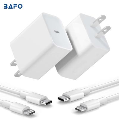 China Original Speed ​​BAFO PD 20w Fast Charging Max Fast Charger Eu Us Adapter Plug In 20w USB-c Wall Fast Charger for sale