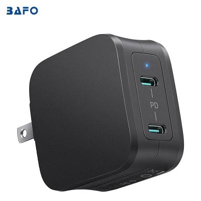 China Multi Port Camera BAFO Wall Type C 40w Charger For Mini Portable Type-C 40w Gan Charger for sale