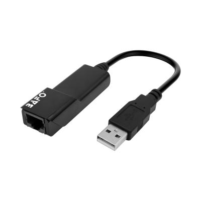 China BAFO LAPTOP Usb 2.0 To Ethernet Cable Adapter 10/100Mbps Ethernet Rj45 Network Adapter BF-326 for sale