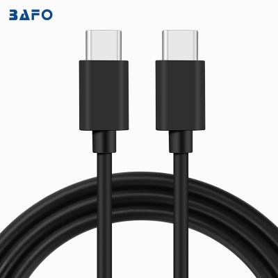 China Camera BAFO type c to type c data cable 5v 3a 60w fast charging usb c cable for sale