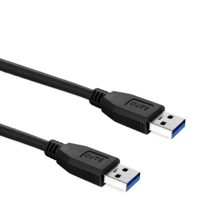 China Player BAFO USB3.0 A Male MP3/MP4 To A Male Gold Plated Black Single 24awg/26awg Version High Speed ​​Data Extension Cable for sale