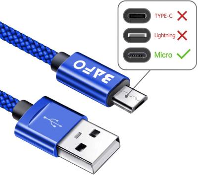 China BAFO Usb2.0High Quality Camera Data Cable Charging Blue/AM Red/Black To Usb Micro 1.2m/1.5m/1.8m/2.0m/3.0m B 5pin for sale