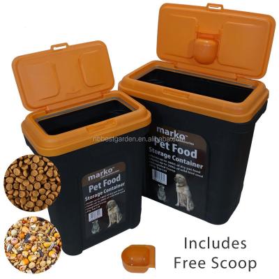 China Environmentally Friendly Storage Container 15kg 25kg Patent Viable Pet Food Promotion Products BPA ROHS Free Dog Trash Cat Bucket for sale