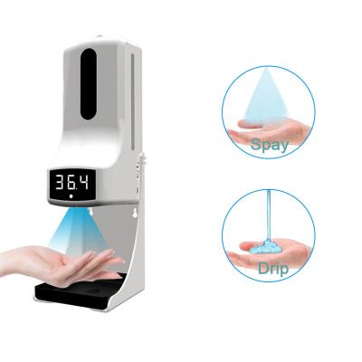 China Foam Wall Mounted Soap Dispenser Blitzblue Non Touch Termometro Portatiles Alcohol Hand Sanitizer Dispenser K9 Pro for sale