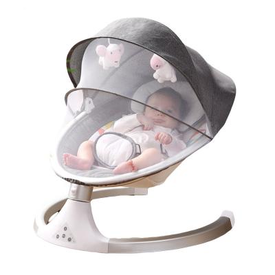 China Yokids Modern Electric Baby Cribs Baby Swing and Music Electric Baby Swings and Rockers for sale