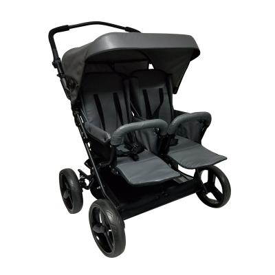 China Two Way High Quality Oxford High Landscape Aluminum Alloy Baby And Twin Walkers for sale