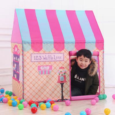 China 110*100*70CM Indoor Castle Baby Tunnel Portable Princess Ball Game Outdoor Toy House for kidsToy Tents for sale