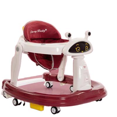 China Modern Design PP Wheel Baby Mute Walker With Detachable Dish For Baby Walker Toys Baby Walker for sale