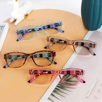 China Custom Logo High Quality Designer Blue Light Reading Glass Thin Blue Light Computer Anti Blocking Reading Glasses for sale