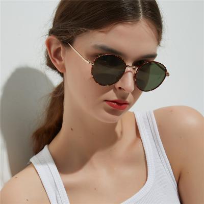 China Fashion Sunglasses Top 10 Gorgeous Hot Selling Round Frame Sunglasses For Women for sale