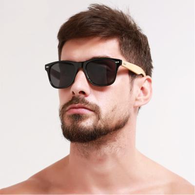 China High Quality Fashion Sunglasses New Sun Style UV 400 Mens Vintage Driving Bamboo Polarized Sunglasses for sale