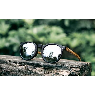 China High Quality Custom Logo Wooden Black Creative Polarized Sunglasses Wooden Sunglasses for sale